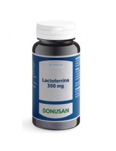 Lactoferrina 300Miligramos 60 Cápsulas  Bonusan