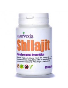 Shilajit 60 Cápsulas  Ayurveda Autentico