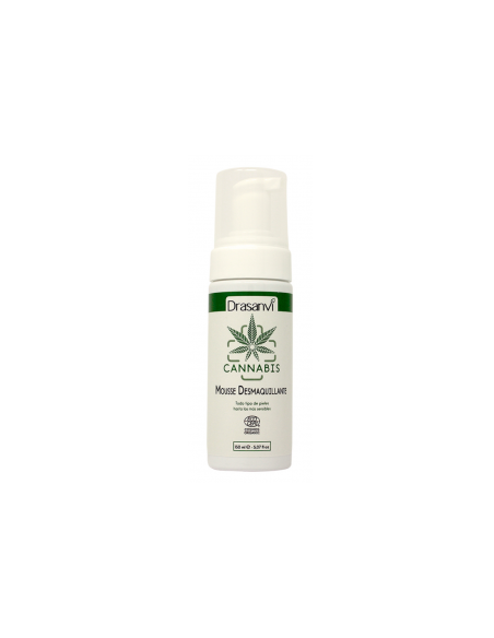 Mousse Desmaquillante Cannabis Ecocert Bio 150Ml Drasanvi