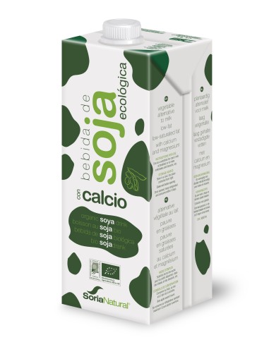 Pack Leche Soja Biologica Con Calcio 6 X 1 Litro de Soria Na