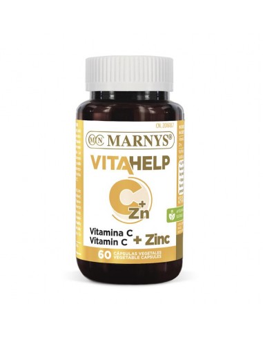 Vitahelp Vitamina C + Zinc 500 Mg/25 Mg 60 Caps De Marnys