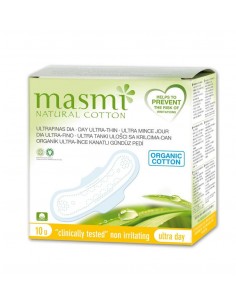 Compresas Masmi Natural Cotton Ultra Dia Alas De Masmi