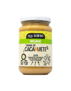 Crema Cacahuete Bio 350G Ecosana