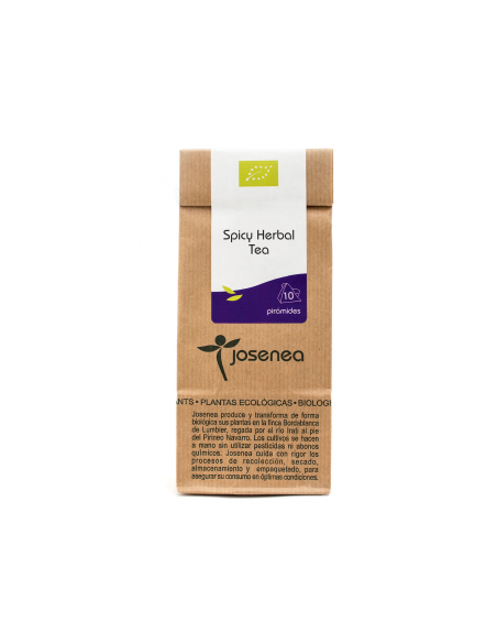 Spicy Herbal Tea Bio 10 Pir. Bolsa Kraft 10 Pirámides de Josenea