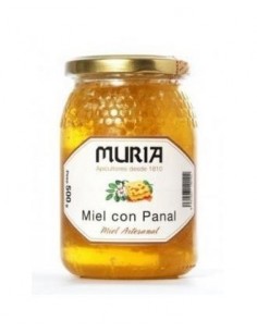 Miel Con Panal 500 Gramos Muria