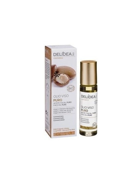 Aceite Facial Argan Puro Roll-On 10 Mililitros Bio Delidea