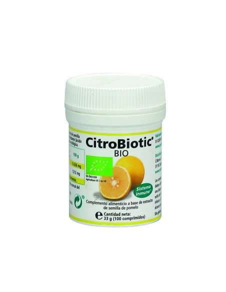Citrobiotic (Ext.Semilla Pomelo) 100 Comprimidos de Sanitas