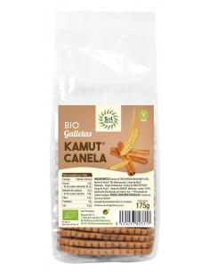 Galletas De Kamut® Con Canela Bio 175 Gramos  Sol Natural