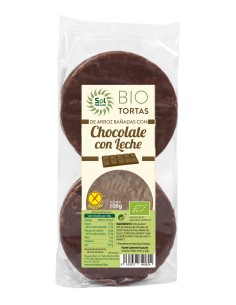Tortas De Arroz Con Chocolate Y Leche Bio 100 Gramos  Sol Natural