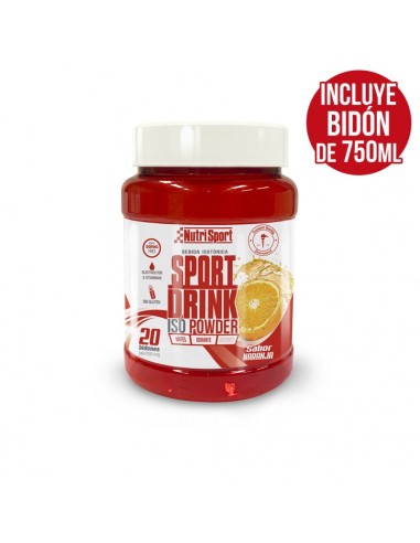 Sport Drink Iso Powder  1020 G (Bote Por 20 Bidones)Naranja