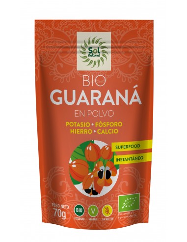 Guaraná En Polvo Bio70 gde Sol Natural