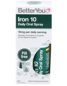 Iron 10 Hierro Spray Oral 25 Mililitros Better You