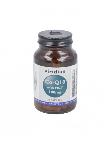 Q10 100Miligramos Con Mct 30 Cápsulas Veg. Viridian