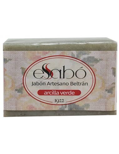 Jabon Natural Arcilla Verde 100 Gr de Essabo Artesano