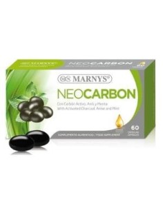 Neo Carbon (Carbon Activado+Menta+ Anis)    60 Cápsulas  Marnys