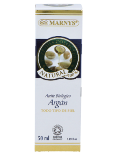 Aceite De Argan Bio  Botella Con Spray - 50 Ml Marnys