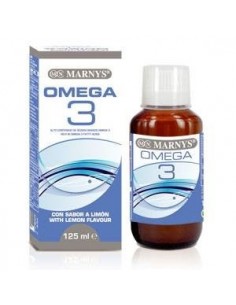 Omega 3 Marino Sabor Limon . Acidos Grasos Omega 3 + Epa + Dha    Botella - 125 Ml Marnys