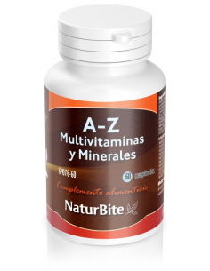 A-Z Multivitaminas Y Minerales 60 Comprimidos Naturbite