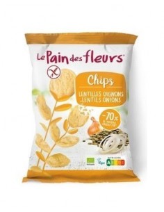 Chips De Lentejas Con Cebolla 50 Gramos Bio Sg Vegan Le Pain Des Fleurs