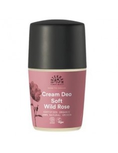 Soft Wild Rose Desodorante Roll-On 50 Mililitros Eco Vegan Urtekram