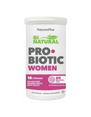 Gi Natural Probiotic Women 30 Caps. de Natures Plus