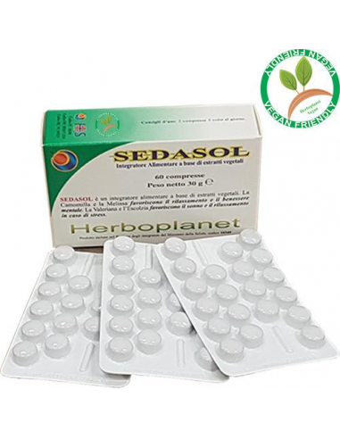 Sedasol 36 G, 60 Comprimidos de Herboplanet