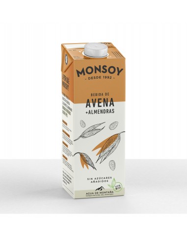 Bebida De Avena+Almendras Bio 1 L De Monsoy