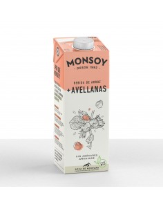 Bebida De Arroz Con Avellanas Bio 1 L De Monsoy