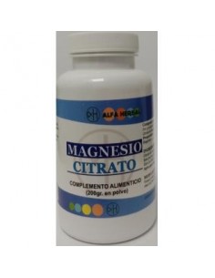 Magnesio Citrato Polvo 200 Gramos Alfa Herbal