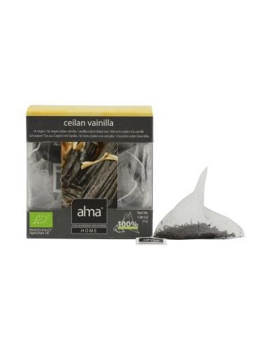 Te Vainilla Infusion 15Piramides. Eco Vegan Alma Home