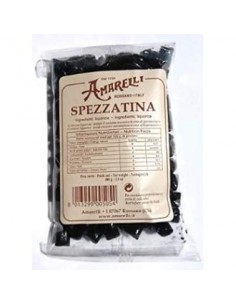 Spezzatina Trocitos Regaliz Bolsa Expo 10X100 Gramos Amarelli