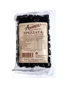Spezzata Trocitos Regaliz Bolsa Expo 10X100 Gramos Amarelli