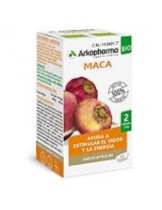 Maca 40Arkocapsulas. Bio de Arkopharma