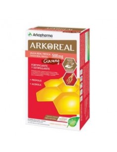 Arkoreal Jalea Real+Ginseng 20 Ampollas Arkopharma