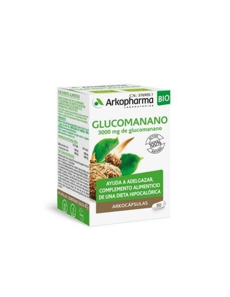 Glucomanano 80Arkocapsulas. Bio Arkopharma