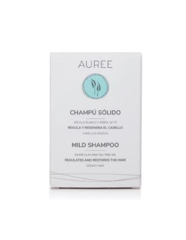 Champu Solido Regula Y Regenera 100 Gramos Auree