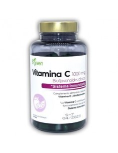 Vitamina C 1000Miligramos 90 Cápsulas  B.Green (Lab. Lebudit)