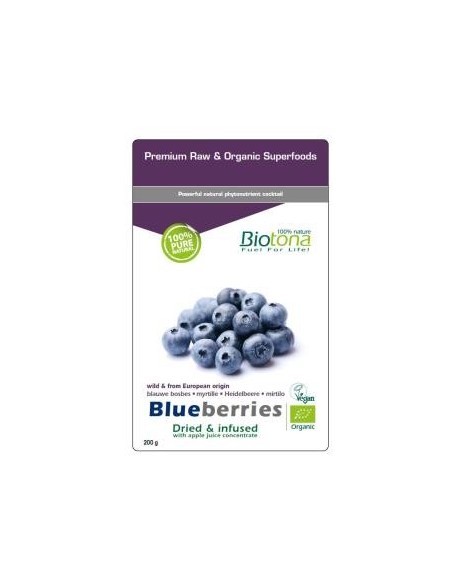 Blueberries Raw 200Gr. Bio Vegan de Biotona