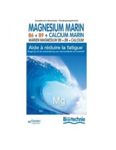 Magnesio Marino+B6+B9 40Cap. Biotechnie de Biover