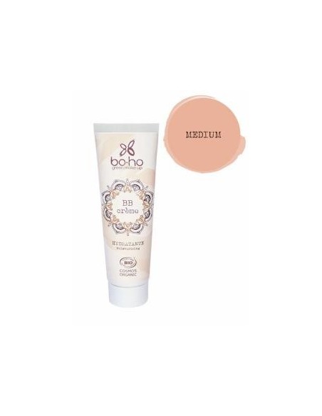 Bb Cream 04 Medium Hidratante 30 Mililitros Bio Vegan Boho Green Make Up