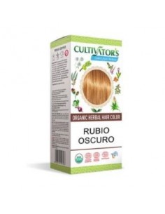 Rubio Oscuro Tinte Organico 100 Gramos Ecocert Cultivators