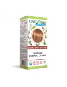 Castaño Dorado Claro Tinte Organico 100 Gramos Ecocert Cultivators