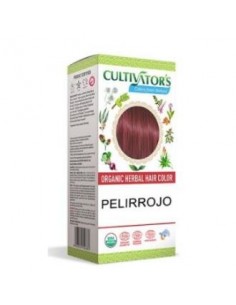 Pelirrojo Tinte Organico 100 Gramos Ecocert Cultivators