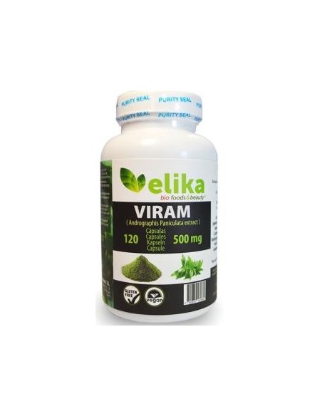 Viram Ext. Andrographis Paniculata 120 capsulas de Elikafoods