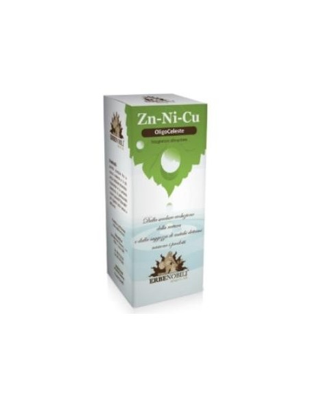 Oligoceleste Zn/Ni/Cu (Zinc/Niquel/Cobre) Oligoelemento 50 Ml Erbenobili