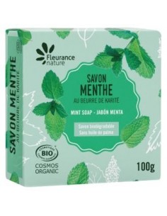 Jabon Perfumado Menta Pastilla 100Gr. de Fleurance Nature