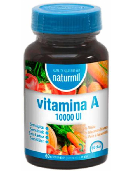 Vitamina A 10 000Ui  60 Comprimidos De Dietmed