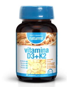 Vitamina D3+K2 60 Comprimidos De Dietmed