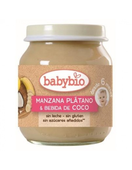 BabyBio Manzana Plátano Coco  130 g de Baby Bio