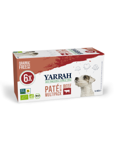 Pack 6 Latas Paté Con Ternera Bio 6 x 150 g de Yarrah